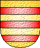 Fascé d'or et de gueules