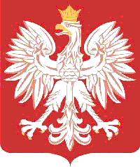 De gueules,  l'aigle d'argent, becque, langue, membre, lie et couronne d'or