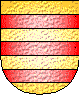 Fasc d'or et de gueules