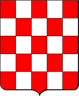 Echiquet de gueules et d'argent